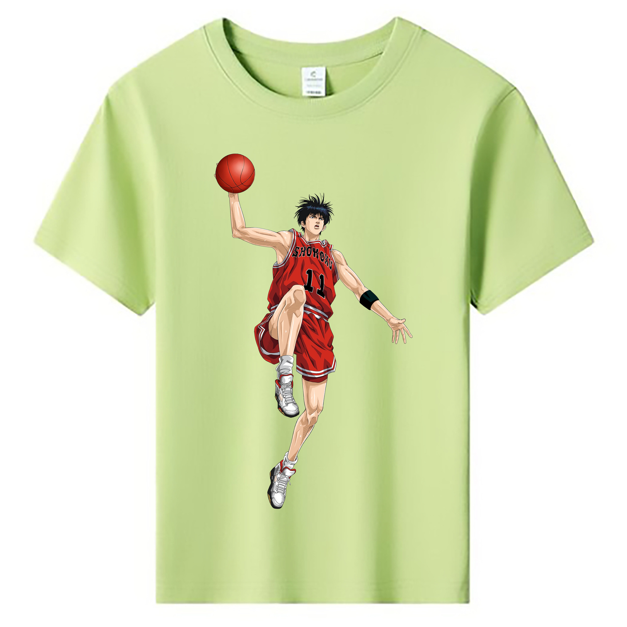 （画像用） SLAM DUNK／スラムダンク 綿100％キッズTシャツ（フロントプリント）